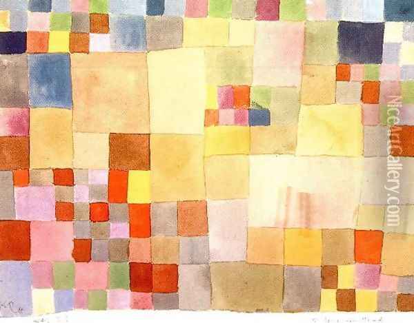 Flora on the Sand Oil Painting - Paul Klee