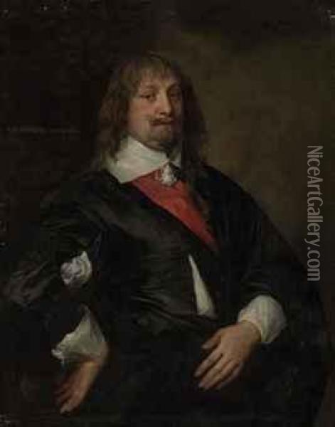 A Portrait Of Sir Robert Howard Oil Painting - Sir Anthony Van Dyck