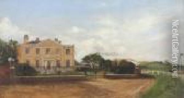 Herrschaftliches Anwesen Oil Painting - John Constable