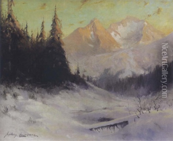 Alaska Trail Oil Painting - Sydney Mortimer Laurence