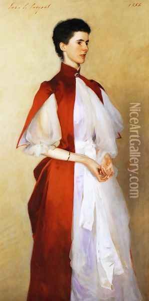 Mrs. Robert Harrison Oil Painting - John Singer Sargent