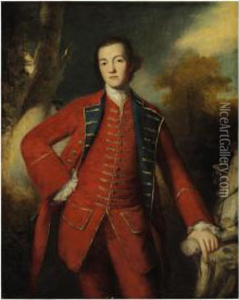 Portrait Of A Man Oil Painting - Sir Joshua Reynolds