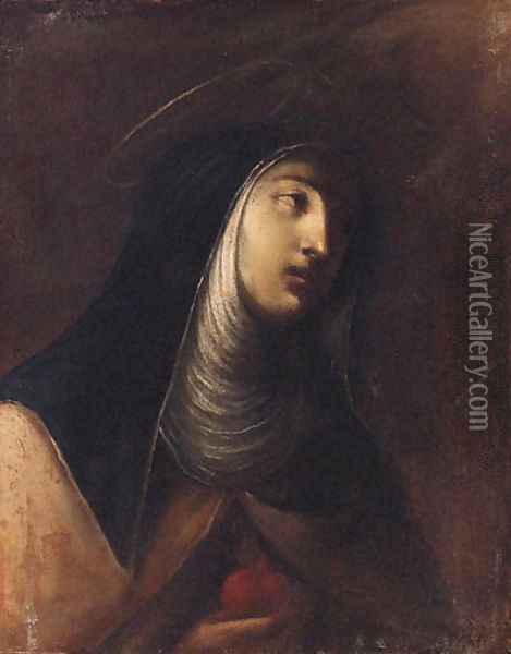 The Virgin of the Sorrows Oil Painting - Francesco del Cairo