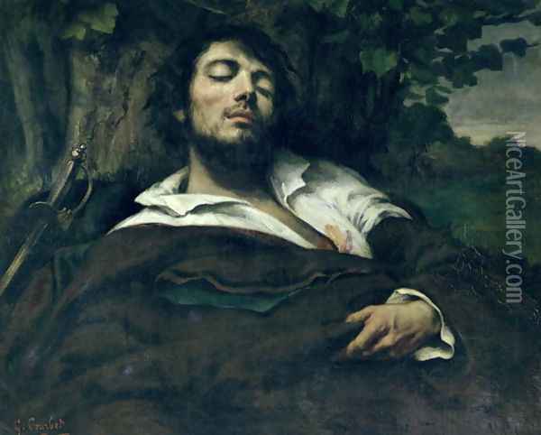 The Wounded Man Oil Painting - Gustave Courbet