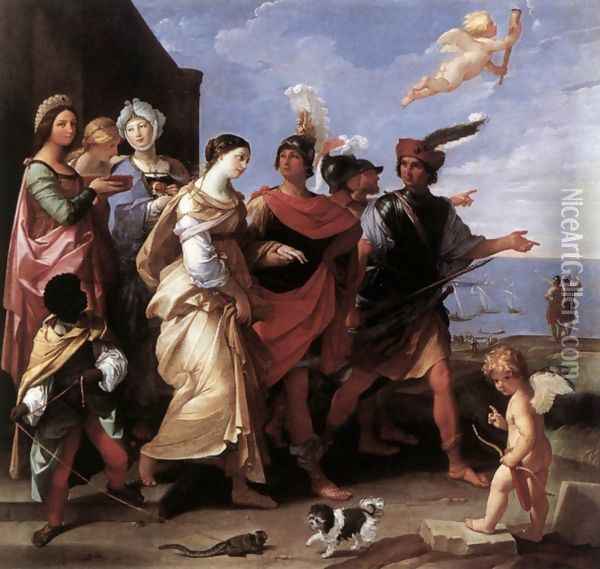 The Rape of Helena 1631 Oil Painting - Guido Reni