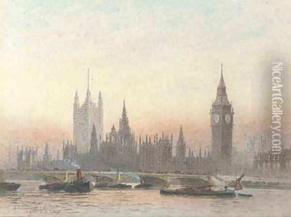 Westminster 4 Oil Painting - Frederick E.J. Goff