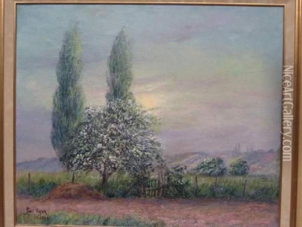  Le Pommier En Fleurs  Oil Painting - Paul Vogler