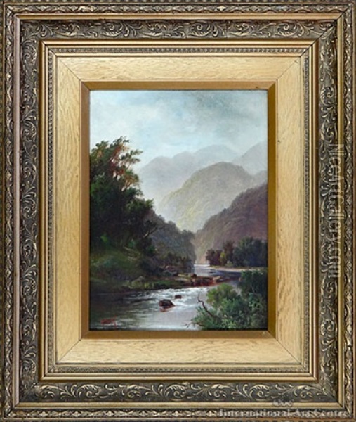 Nelson River Oil Painting - Henry William Kirkwood