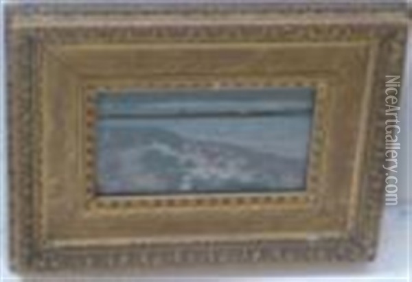 A Seascape Study Oil Painting - James Charles