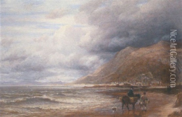 Barmouth Oil Painting - Charles Thomas Burt