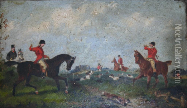 Hunting Scenes Oil Painting - Herny Jr Alken