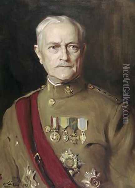 General John Pershing 1860-1948 Oil Painting - Philip Alexius De Laszlo