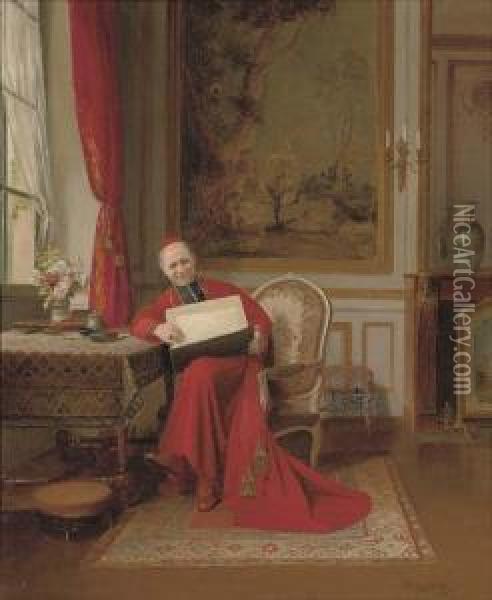 The Connoisseur Oil Painting - Victor Marais-Milton