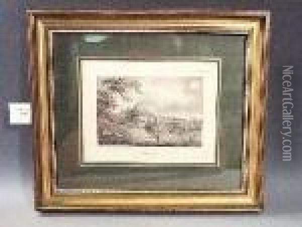 Bruntsfield Links, Edinburgh Oil Painting - Nicholson, F.