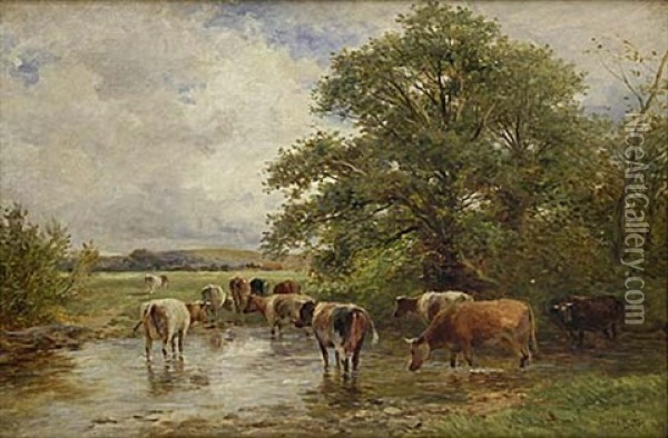 The Ford Oil Painting - David Bates