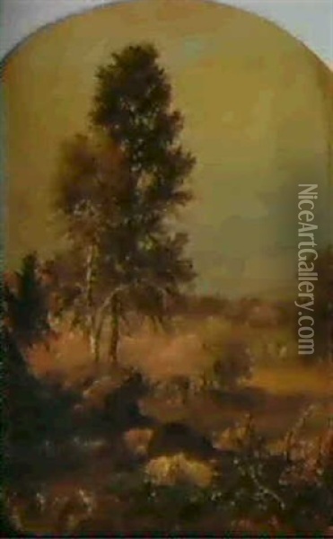 The Four Seasons: Four Paintings Oil Painting - Samuel Lancaster Gerry