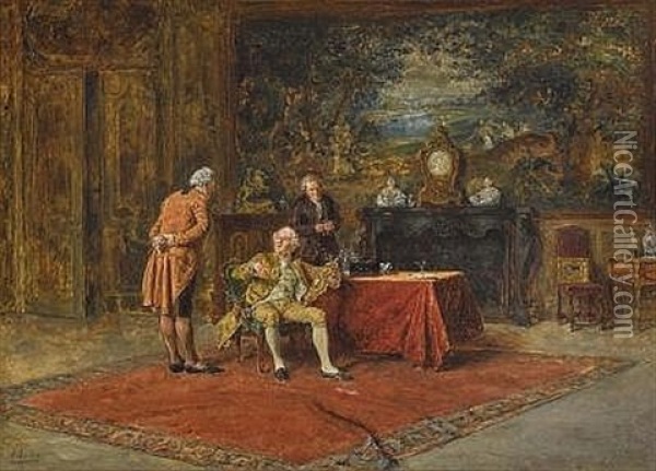Der Antiquitatenhandler Oil Painting - Carl Wilhelm Anton Seiler
