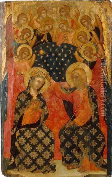 Coronation of Mary Oil Painting - CATARINO