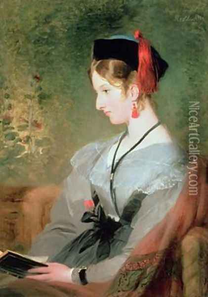 Lady Dyke Oil Painting - Sir Edwin Henry Landseer