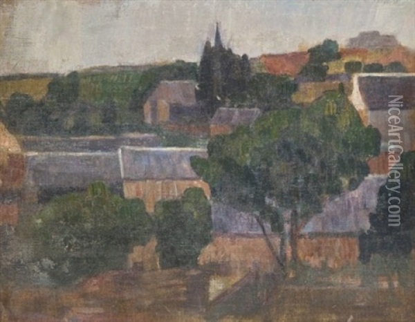 Paysage De Bretagne Oil Painting - Gad Frederik Clement