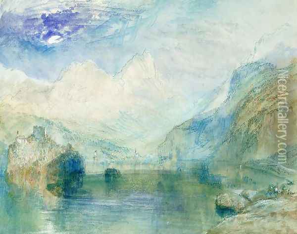 The Lowerzer See Oil Painting - Joseph Mallord William Turner