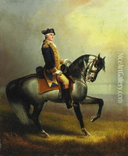 General Washington Oil Painting - James Walker