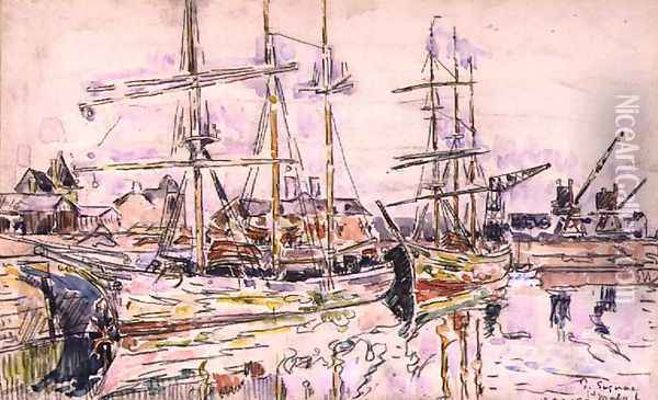 St. Malo, 1925 Oil Painting - Paul Signac
