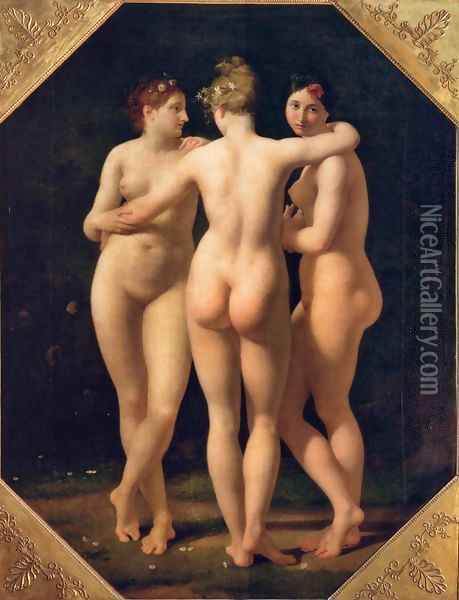 The Three Graces Oil Painting - Regnault Henri