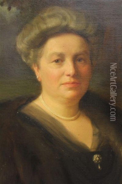 Portretten Van Hermanus Philippus Gerritsen (1850 A Oil Painting - Jean Discart