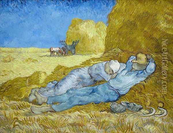La Méridienne 1889 Oil Painting - Vincent Van Gogh