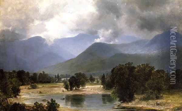 In the Keene Valley, New York 1871 1872 Oil Painting - Alexander Helwig Wyant