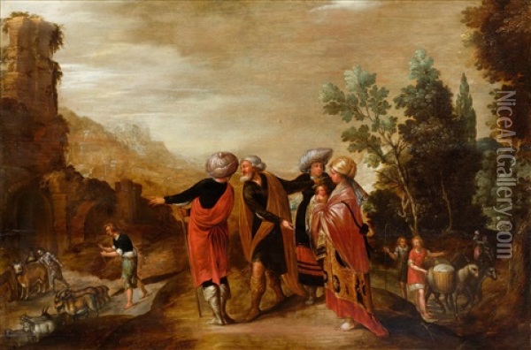 The Finding Of Moses Oil Painting - Pieter Lastman
