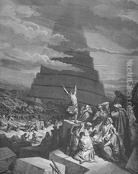 The Tower of Babel Oil Painting - Gustave Dore