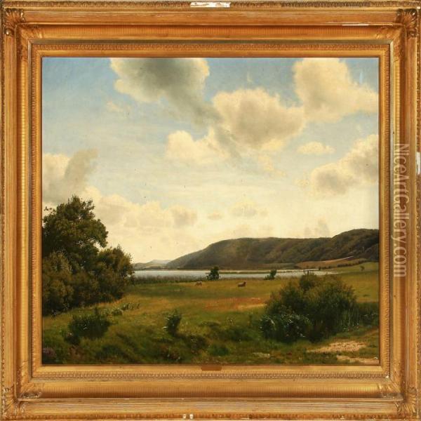 Summer Day In Jutland, Denmark Oil Painting - Vilhelm Peter C. Kyhn