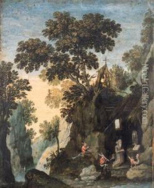 The Temptation Of Saint Antony Oil Painting - Marten Ryckaert