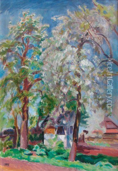Drzewa Oil Painting - Wojciech Weiss