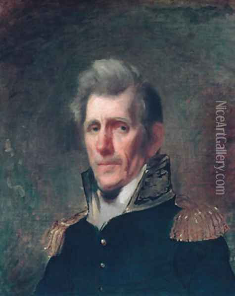 General Andrew Jackson Oil Painting - Samuel Lovett Waldo