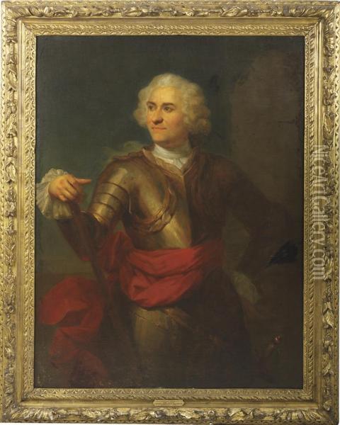 Portrait Of James Francis Edward Keith (1696-1758) Oil Painting - Nicolas Blakey