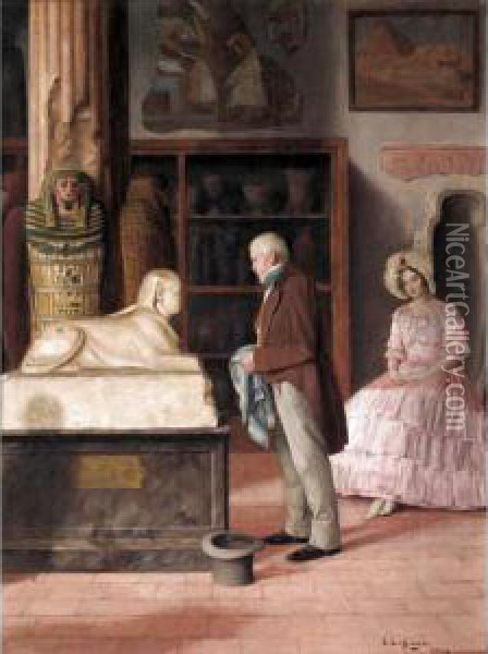 The Egyptian Room Oil Painting - Erwin Eichinger