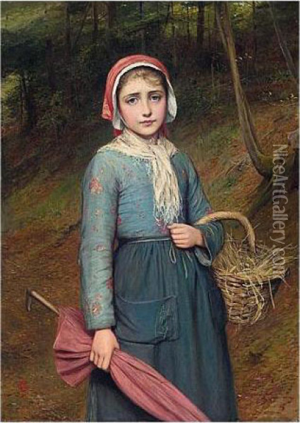 Returning Home Oil Painting - Charles Sillem Lidderdale