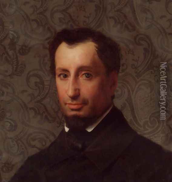 Portrait of Isaac Adolphe Bouguereau Oil Painting - William-Adolphe Bouguereau