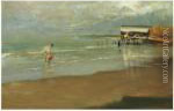 Playa De Galicia (beach In Galicia) Oil Painting - Joaquin Sorolla Y Bastida