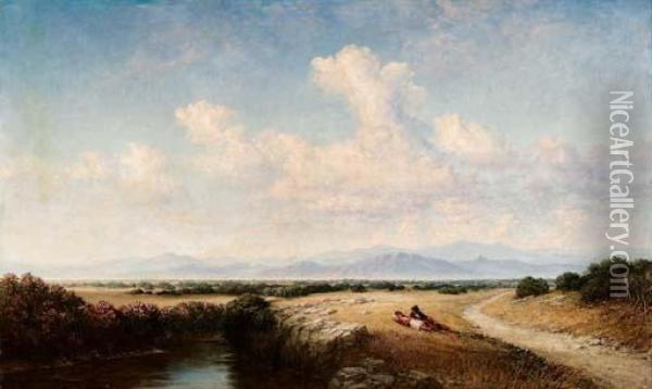 Sierra Morena Oil Painting - William Wyld