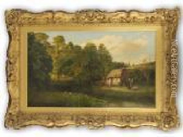 A Rural Idyll Oil Painting - James Hayllar