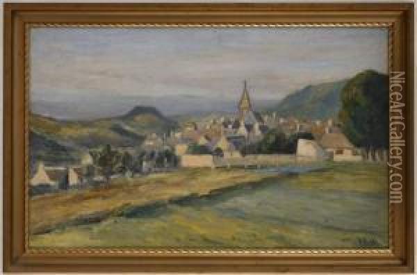 Village De Campagne Oil Painting - Fernand Patte