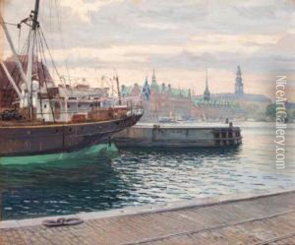 Copenhagen Oil Painting - Robert Panitzsch
