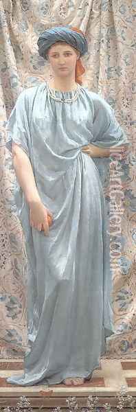 Sapphires 1877 Oil Painting - Albert Joseph Moore