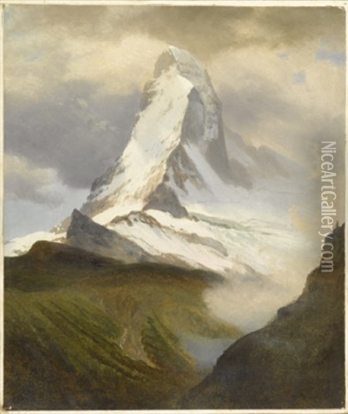Matterhorn Oil Painting - Albert Bierstadt