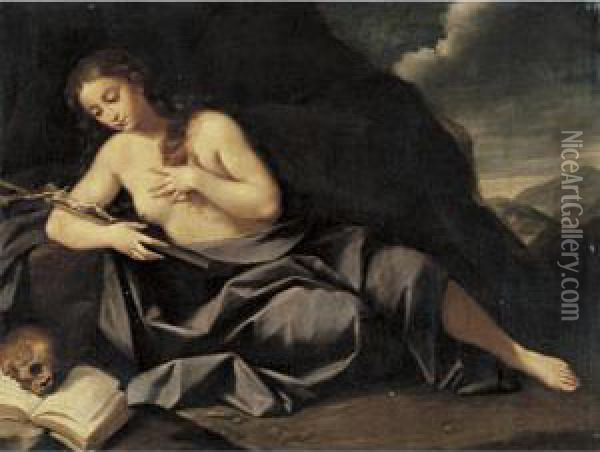 The Penitent Mary Magdalen Oil Painting - Lorenzo Pasinelli