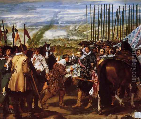 The Surrender Of Breda Oil Painting - Diego Rodriguez de Silva y Velazquez